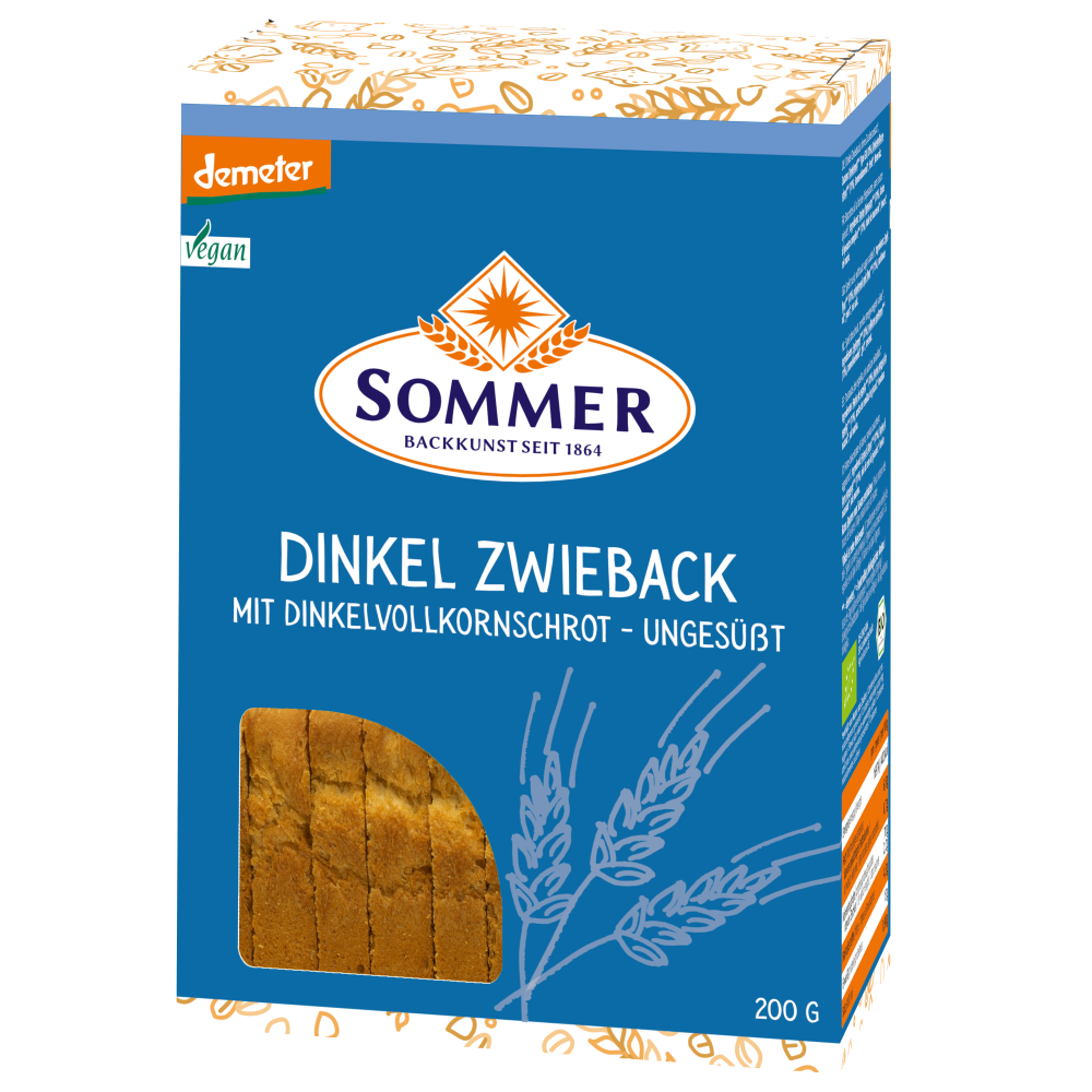 Bio Dinkel-Zwieback, ungesüßt