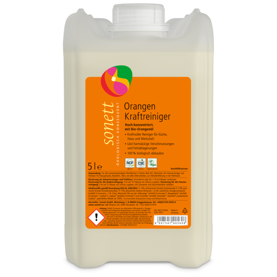 Orangen Kraftreiniger, Vorratsgröße 5L