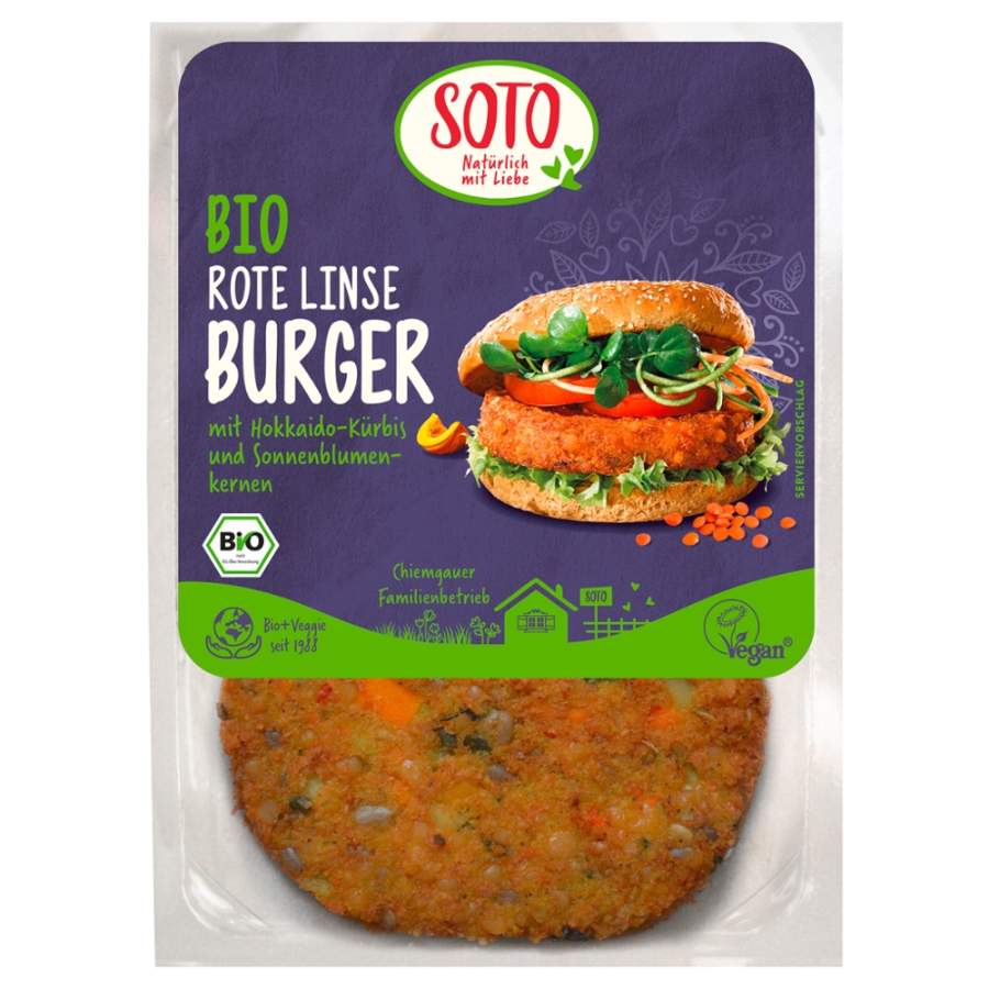 Bio Rote Linse Burger
