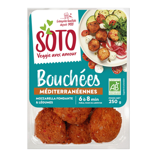 Bouchées méditerranéennes bio