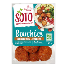 Bouchées méditerranéennes bio
