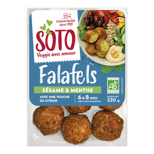 Falafels sésame menthe bio