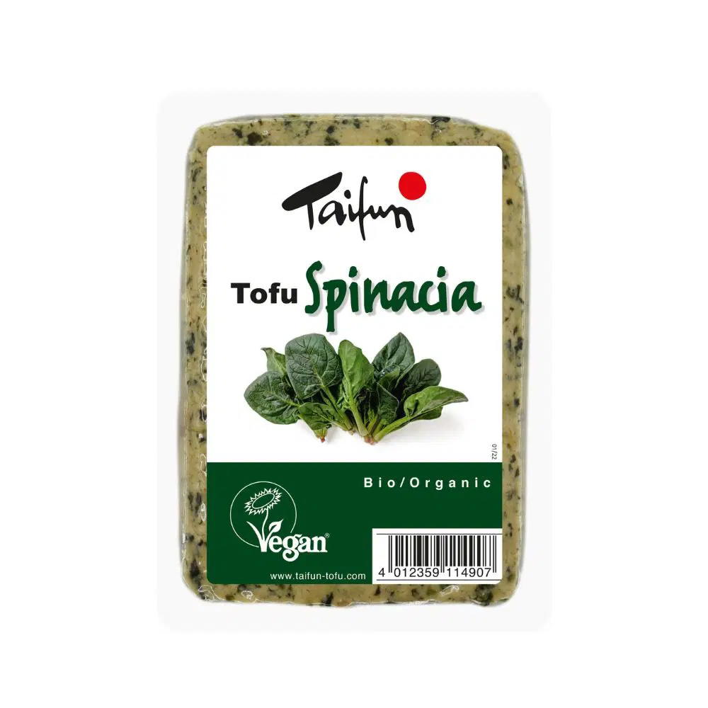 Tofu aux épinards bio