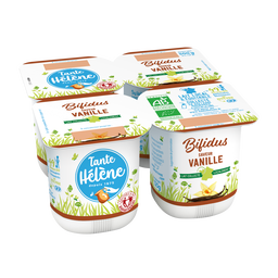 Bifidus à la vanille bio et équitables x4