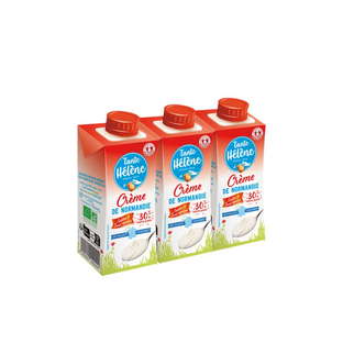 Crème Entière Semi-Epaisse de Normandie 30%MG Bio - 3x20cl
