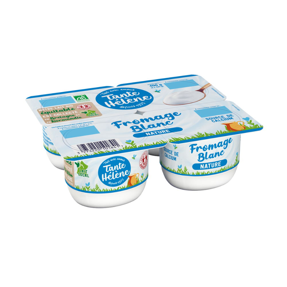 Fromage blanc nature 3,6% mg bio x4