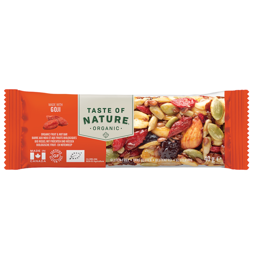 Barre aux noix et baies de Goji bio