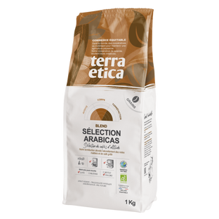 Café grains blend arabica bio équitable