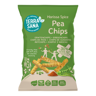 Chips de pois à la harissa bio