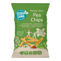 Chips de pois à la harissa bio