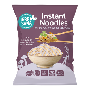 Nouilles instantanées miso et shiitake bio 