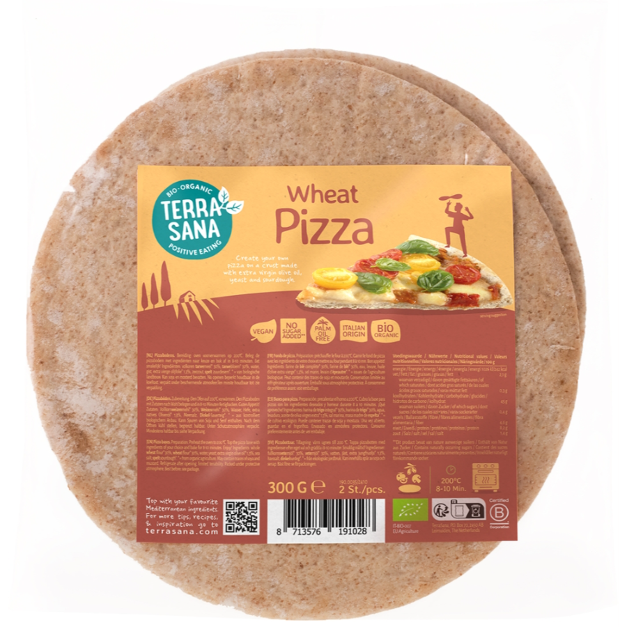 Bio Pizzaböden, 2 Stück