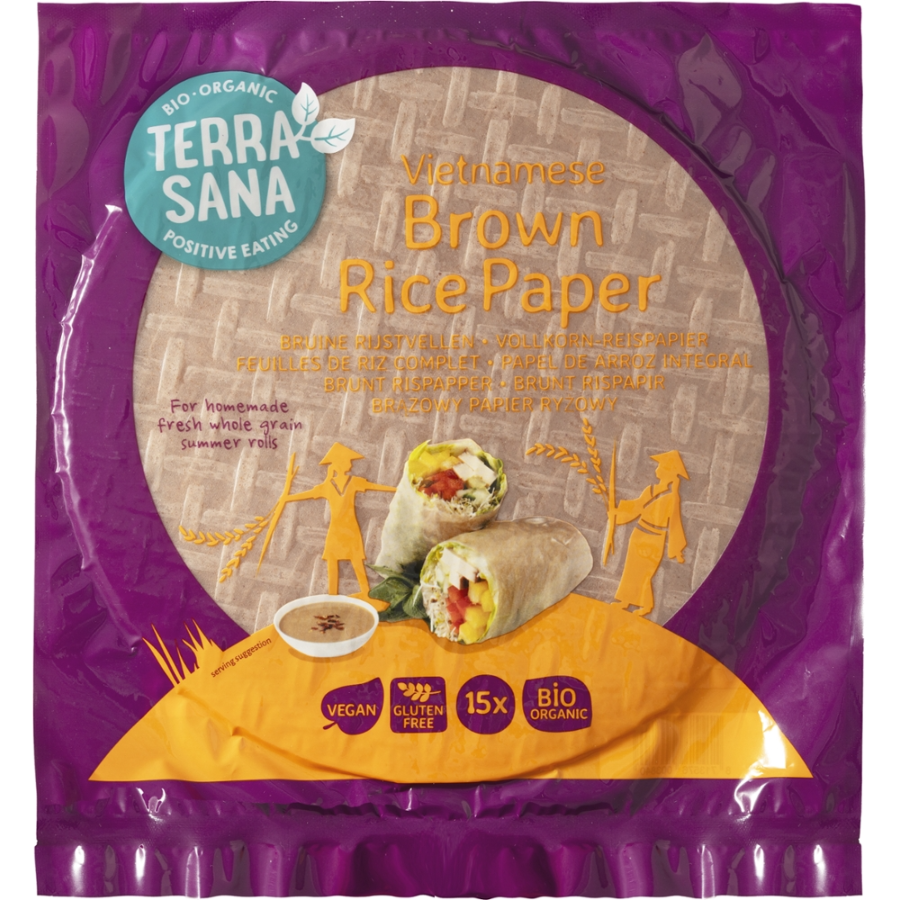 Bio Reispapier Vollkorn