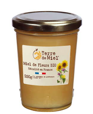Miel de france crémeux bio