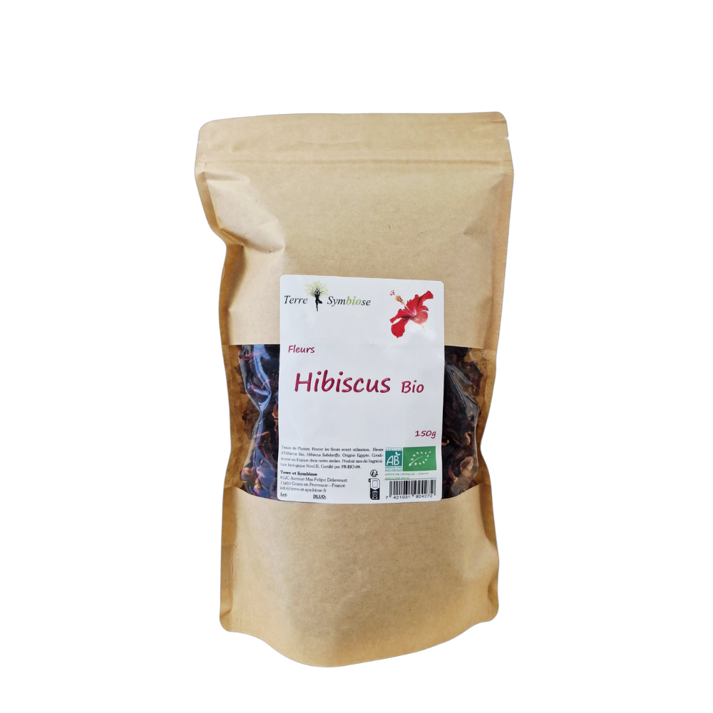 Tisane au fleur d'hibiscus bio