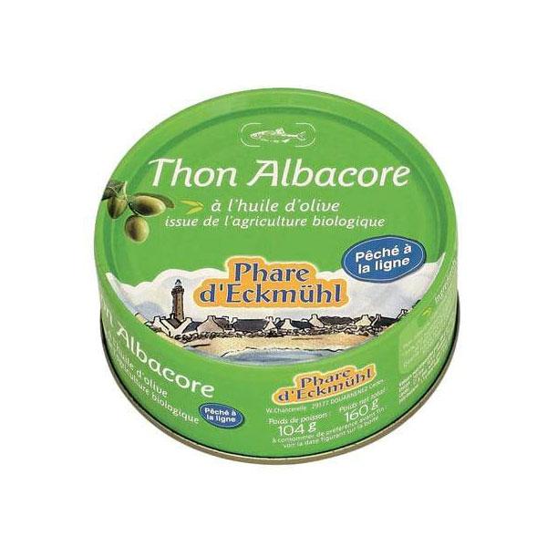 Thon albacore à l'huile d'olive bio