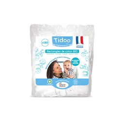 Family pads - rectangles de coton bio x 180