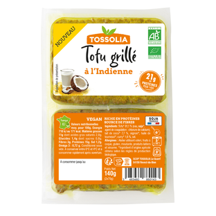 Tofu grillé à l'indienne bio