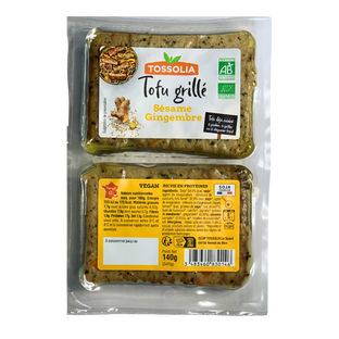 Tofu grillé sésame gingembre bio