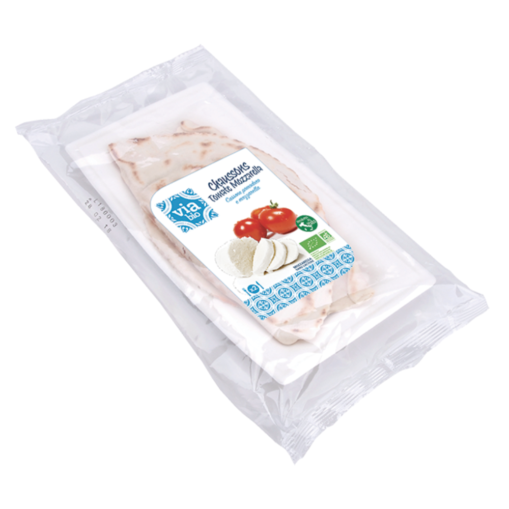 Chausson tomate mozzarella sans lactose bio