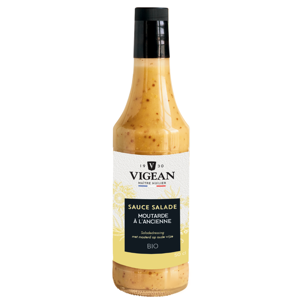 Sauce crudité à la moutarde à l'ancienne bio
