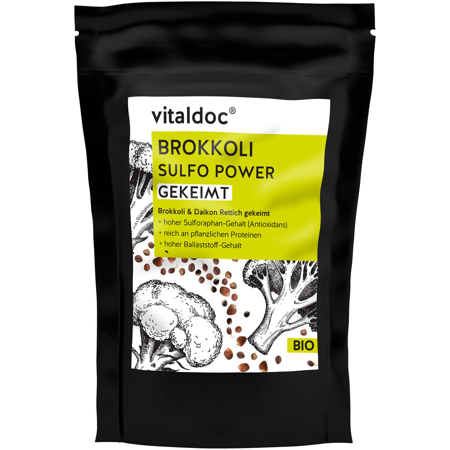 Bio Brokkoli Sulfo Power gekeimt