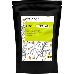 Bio Linsen gekeimt
