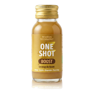 Boisson one shot boost - orange acérola gingembre bio