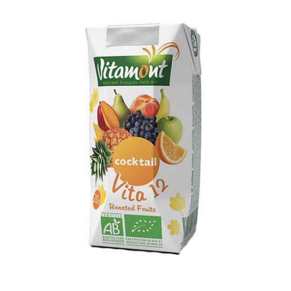 Pur jus de fruits vita 12 bio - 6x20cl