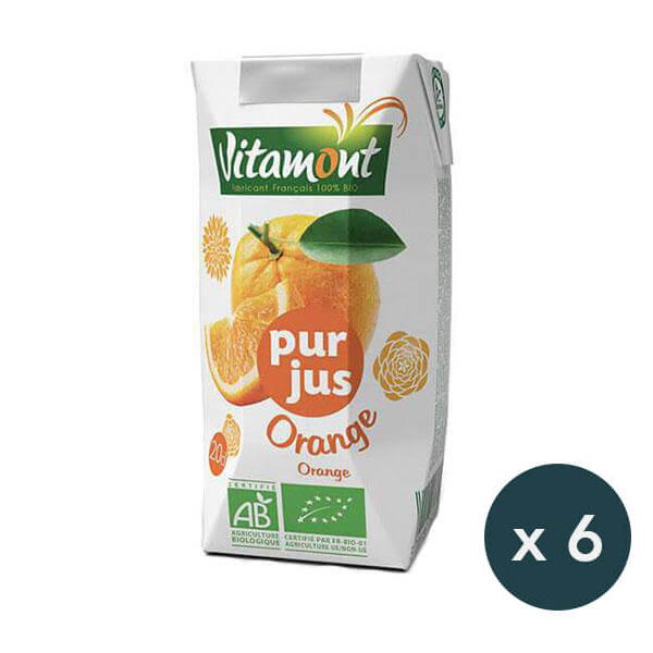 Pur jus d'orange bio - 6x20cl