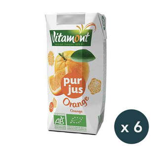 Pur jus d'orange bio - 6x20cl