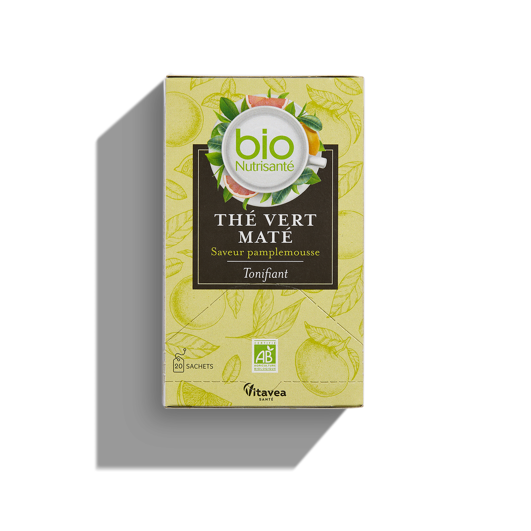 Thé vert maté pamplemousse x 20