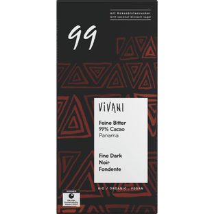 Bio Schokolade Feine Bitter Panama 99% Kakao, vegan