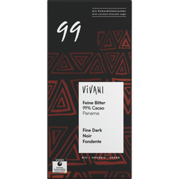 Bio Schokolade Feine Bitter Panama 99% Kakao, vegan