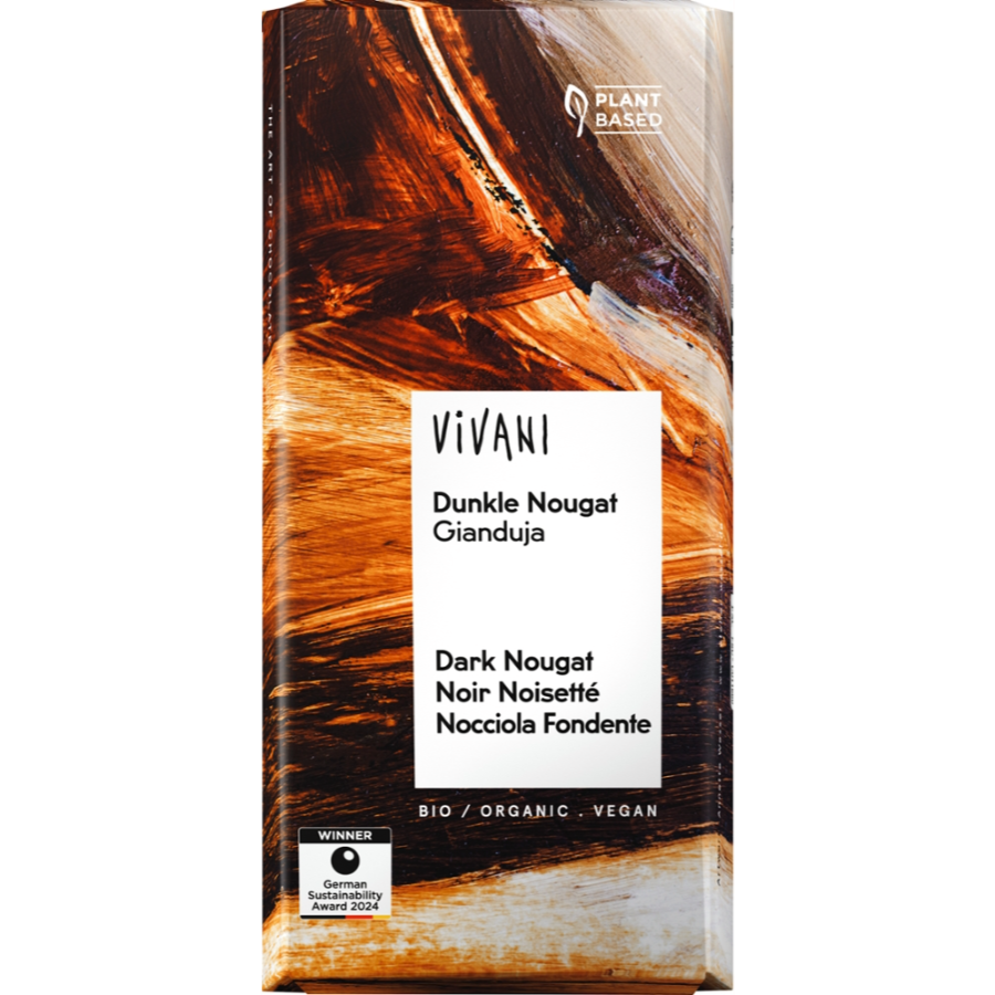 Bio Schokolade Dunkle Nougat Gianduja