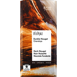 Bio Schokolade Dunkle Nougat Gianduja 36% Kakao