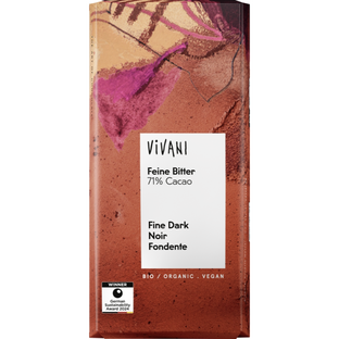 Bio Schokolade Feine Bitter 71% Kakao, vegan