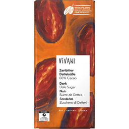 Bio Schokolade Zartbitter Dattelsüße 60% Kakao