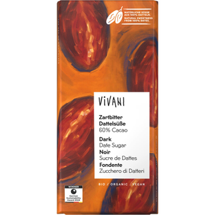 Bio Schokolade Zartbitter Dattelsüße 60% Kakao