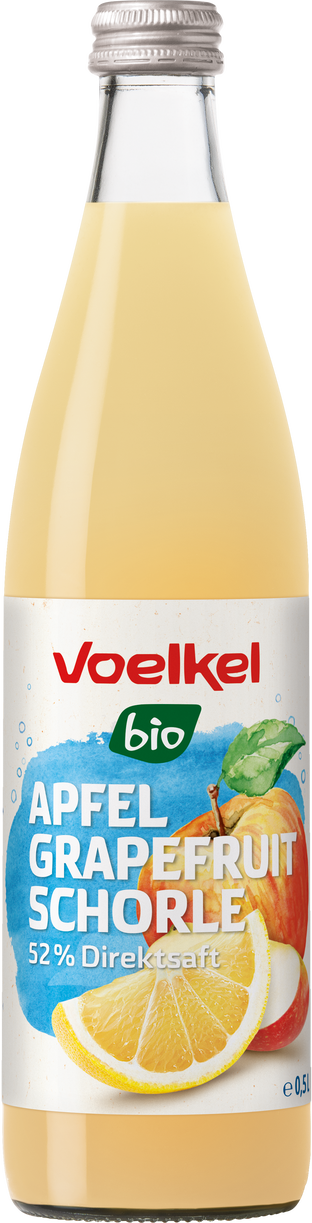 Bio Apfel Grapefruit Schorle