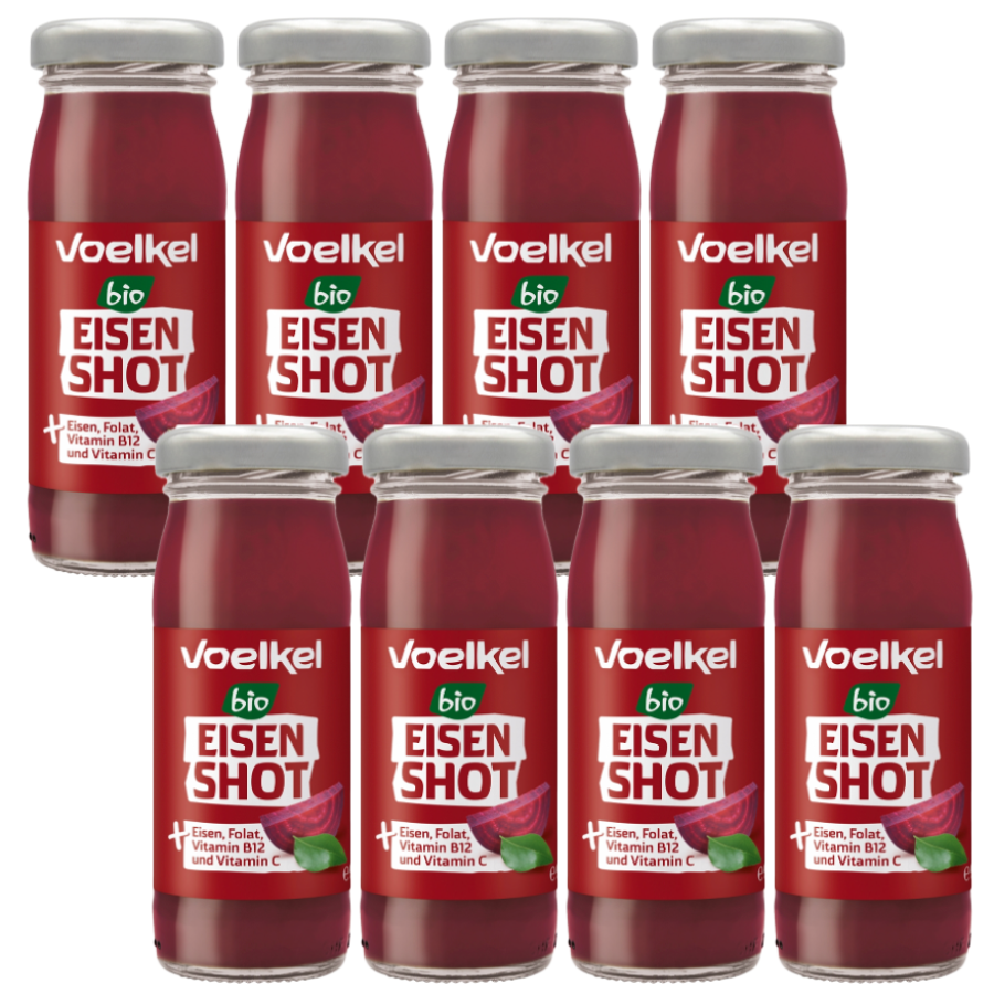 Bio Eisen Shot, Karton 8 Stk.