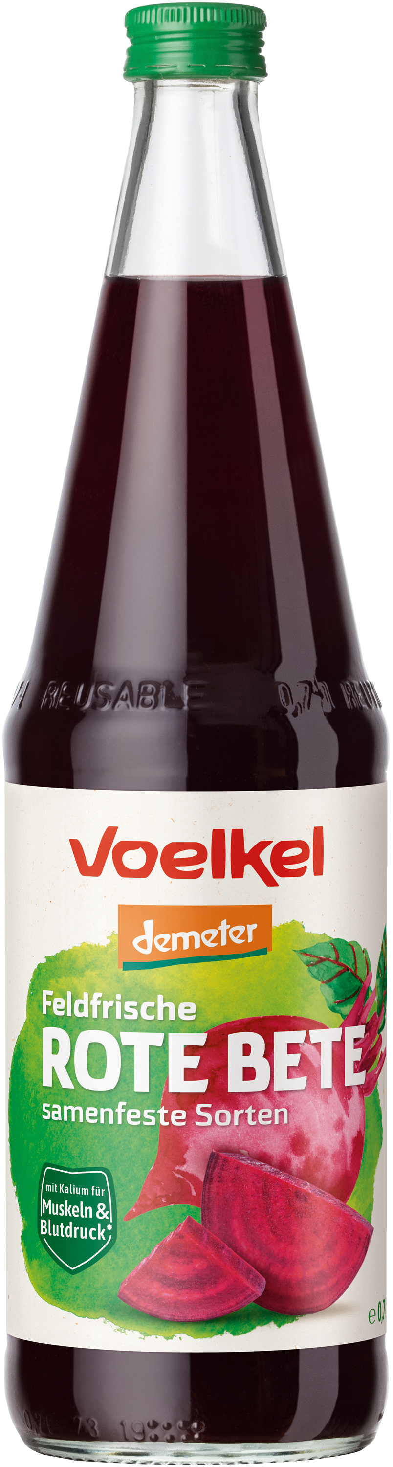 Bio Feldfrischer Rote Bete Saft samenfest demeter