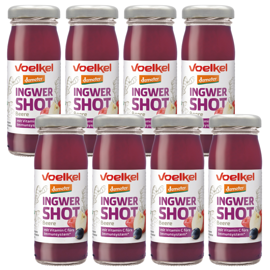 Bio Ingwershot Beere, demeter, Karton 8 Stk.