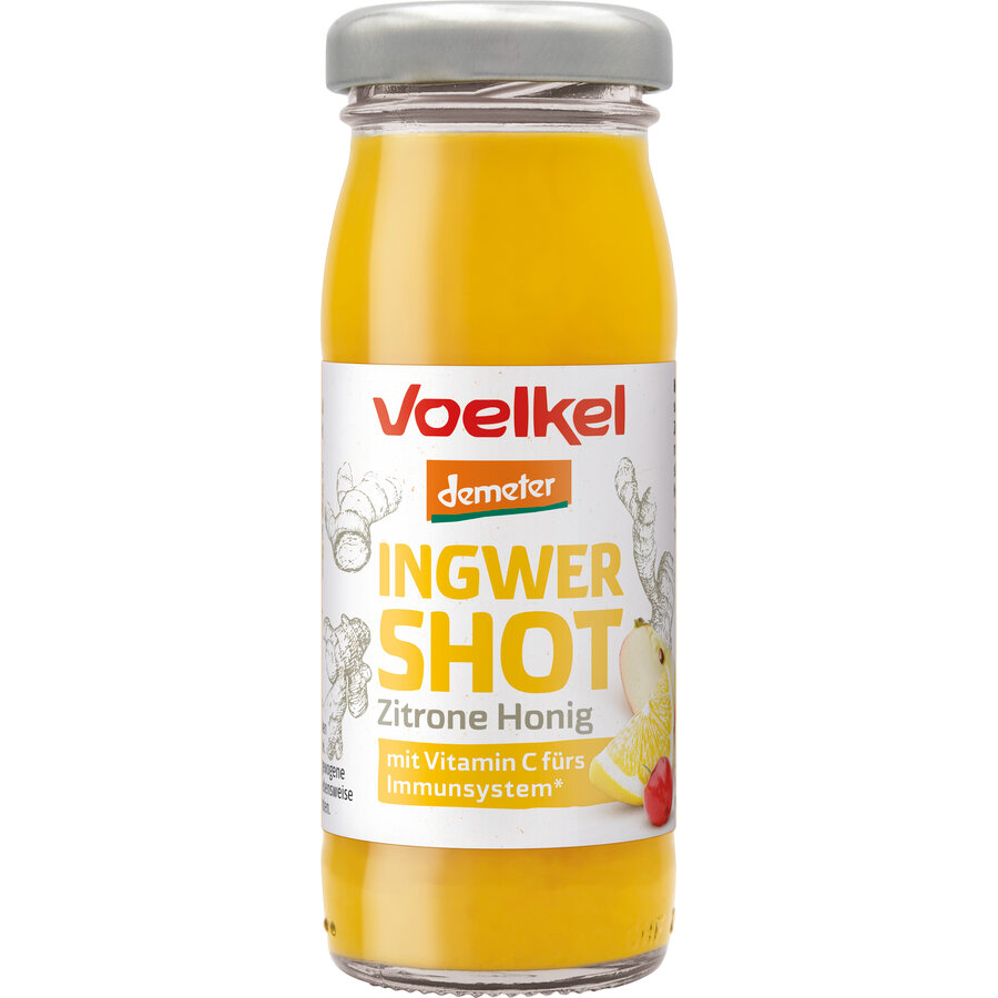Bio Ingwershot Zitrone-Honig, demeter