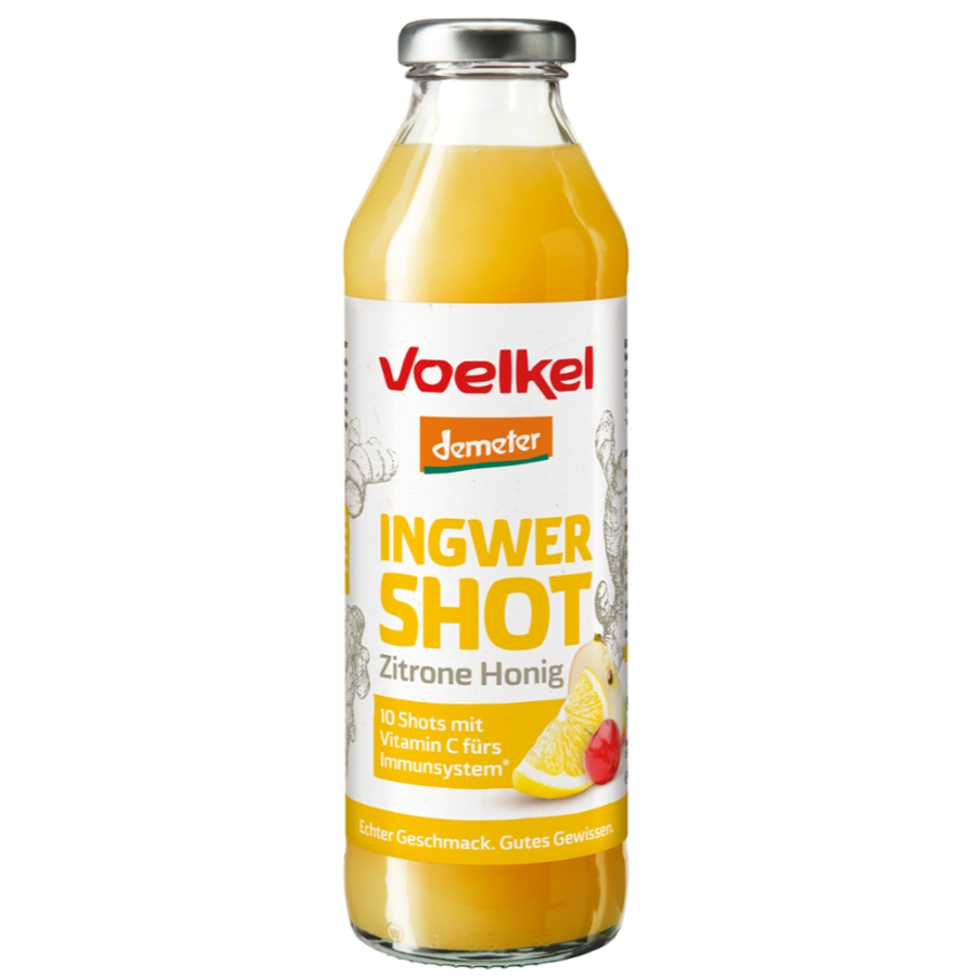 Bio Ingwershot Zitrone Honig, demeter