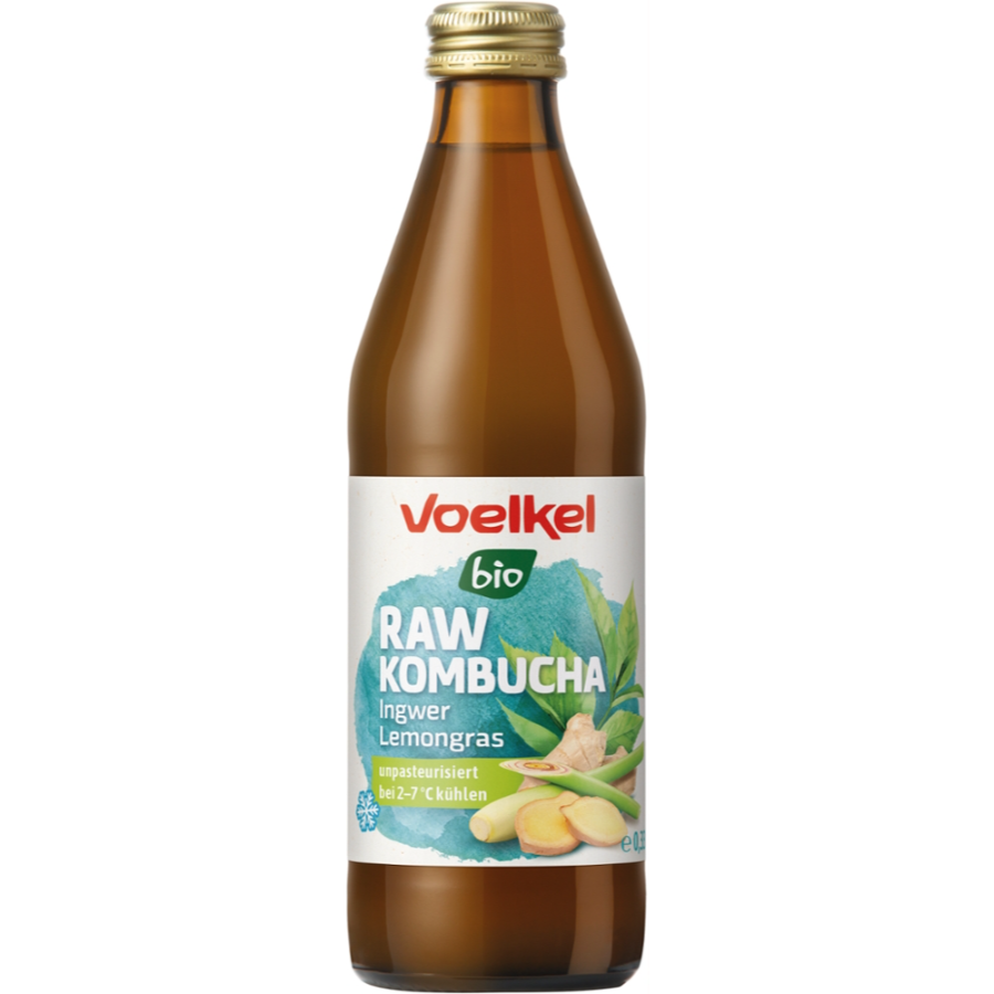 Bio RAW Kombucha Ingwer-Lemongras