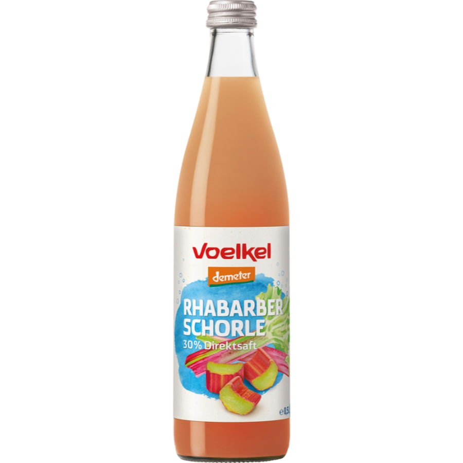 Bio Rhabarber Schorle, demeter