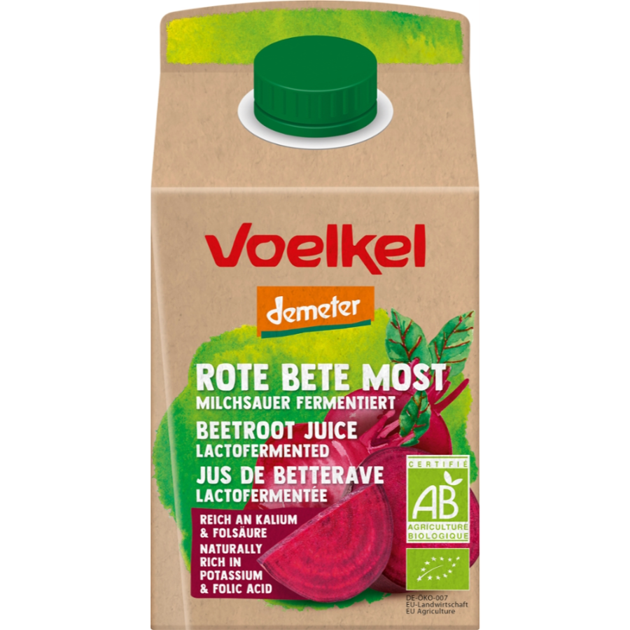 Bio Rote Bete Most milchsauer fermentiert, demeter