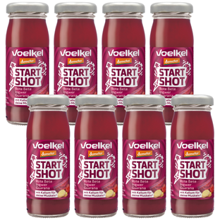 Bio Start-Shot Rote Bete, Ingwer & Guarana, demeter, Karton 8 Stk.
