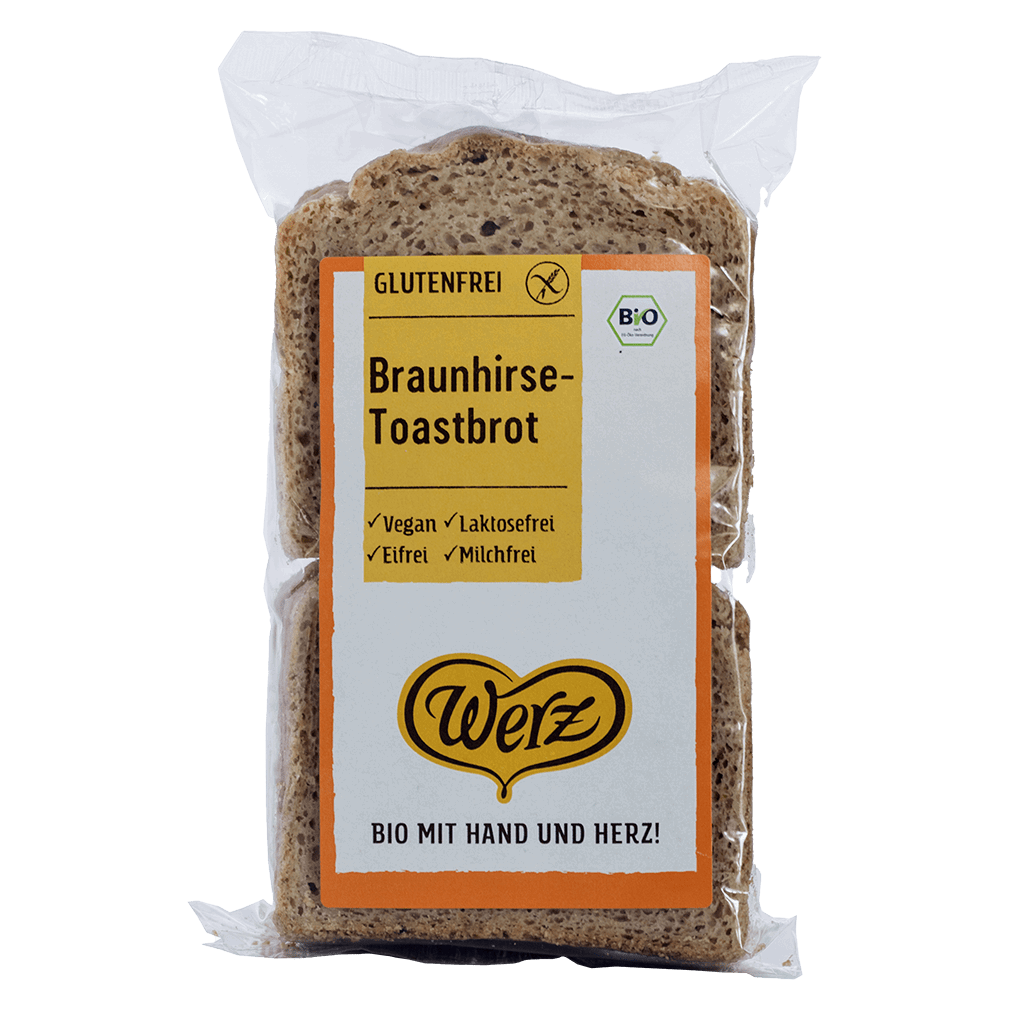 Bio Braunhirse Toastbrot glutenfrei